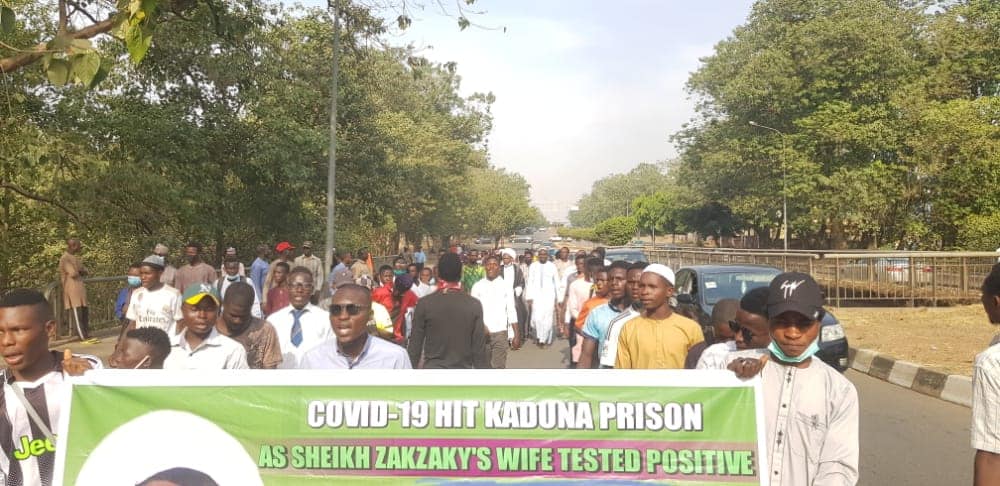  police attack pro zakzaky protest in abj on thurs 28 jan 2021 